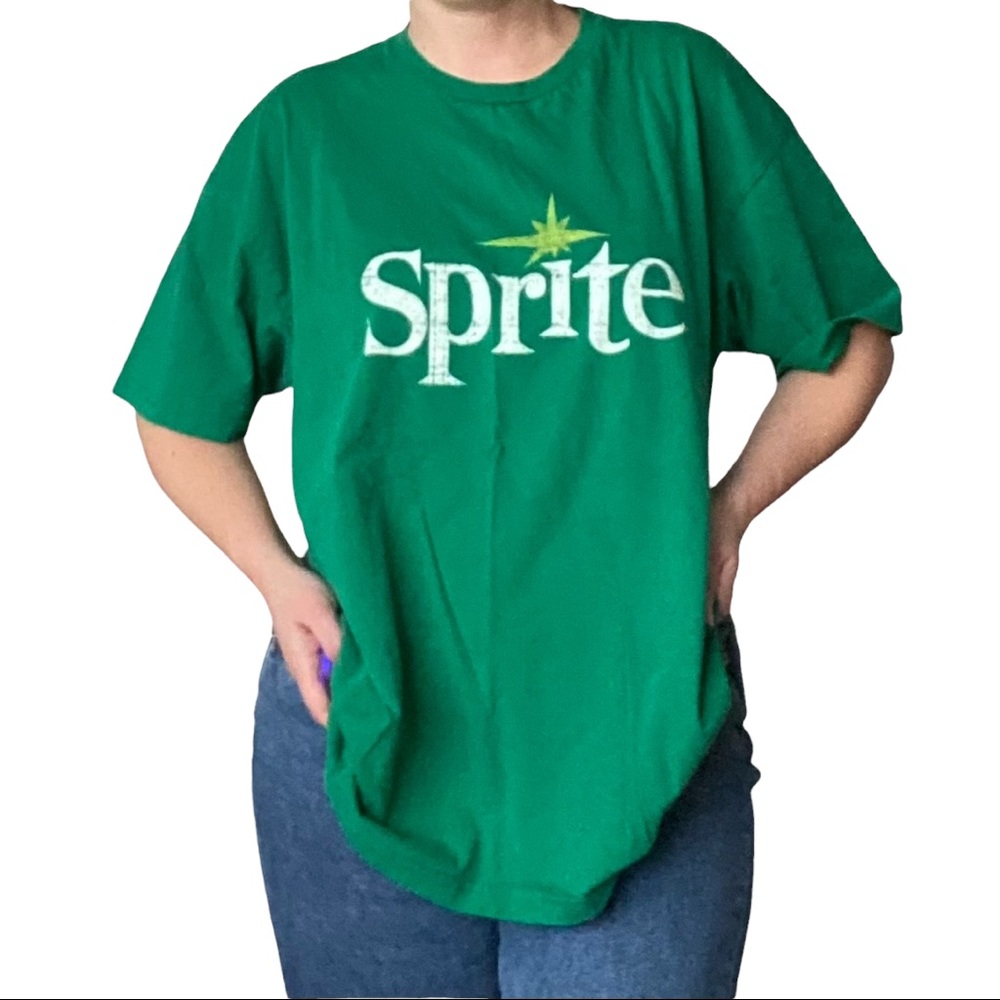 Vintage inspired Sprite unisex graphic tee, Size XL , 100% cotton